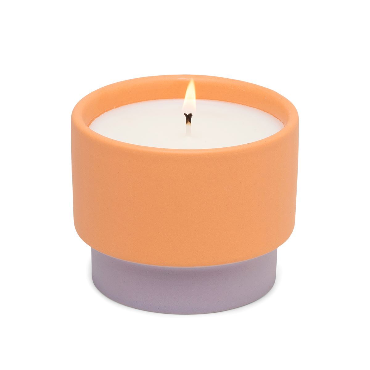 PADDYWAX - Color Block Candle - Orange/Purple - Violet & Vanilla Candle Paddywax 