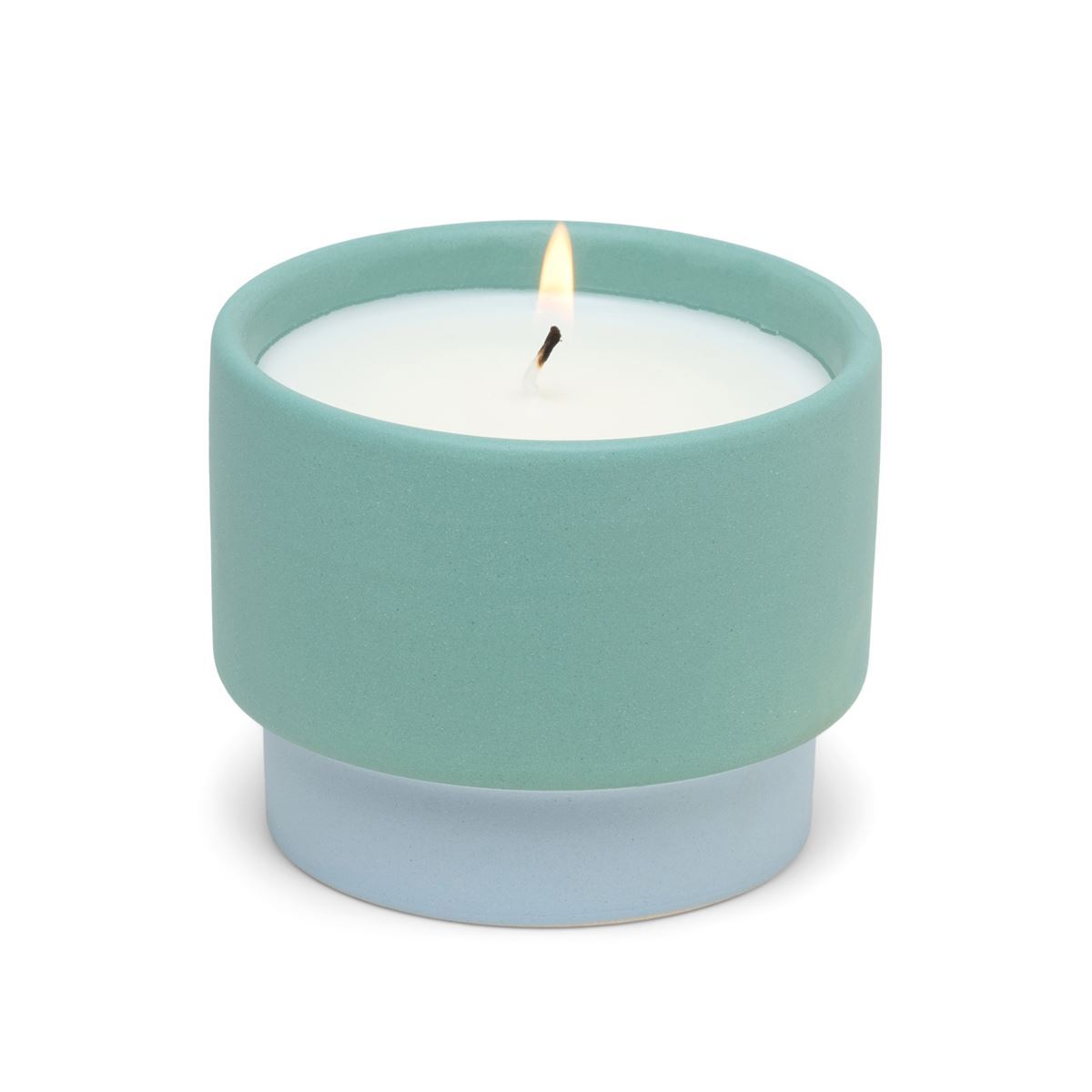 PADDYWAX - Color Block Candle - Green/Blue - Saltwater Suede Candle Paddywax 