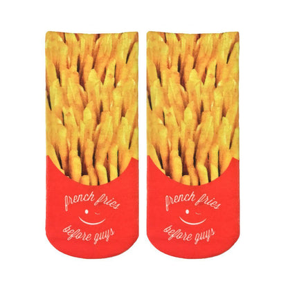 Fries Before Guys Ankle Socks