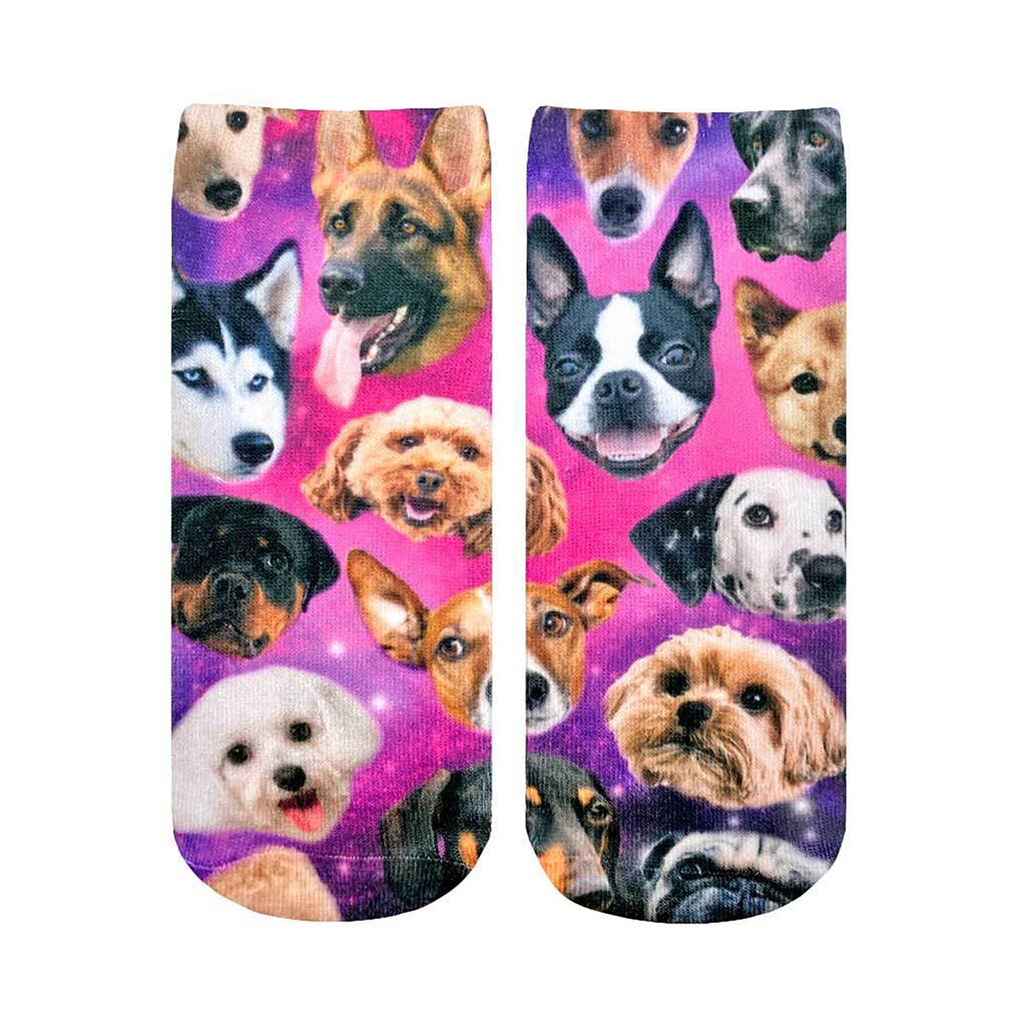 Galaxy Puppy Ankle Socks