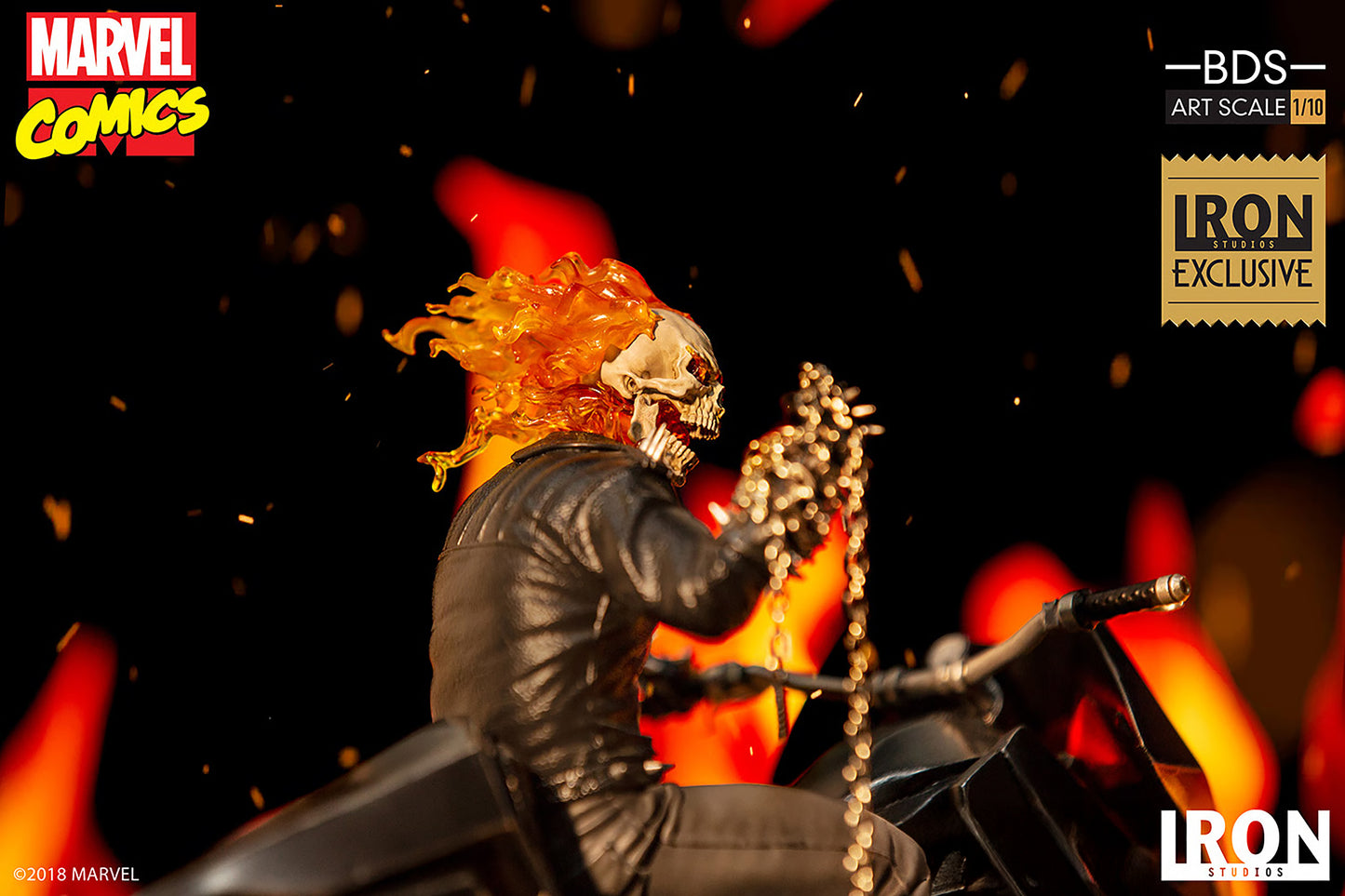 2019 SDCC Ghost Rider Art Scale 1/10 Figure - Iron Studios