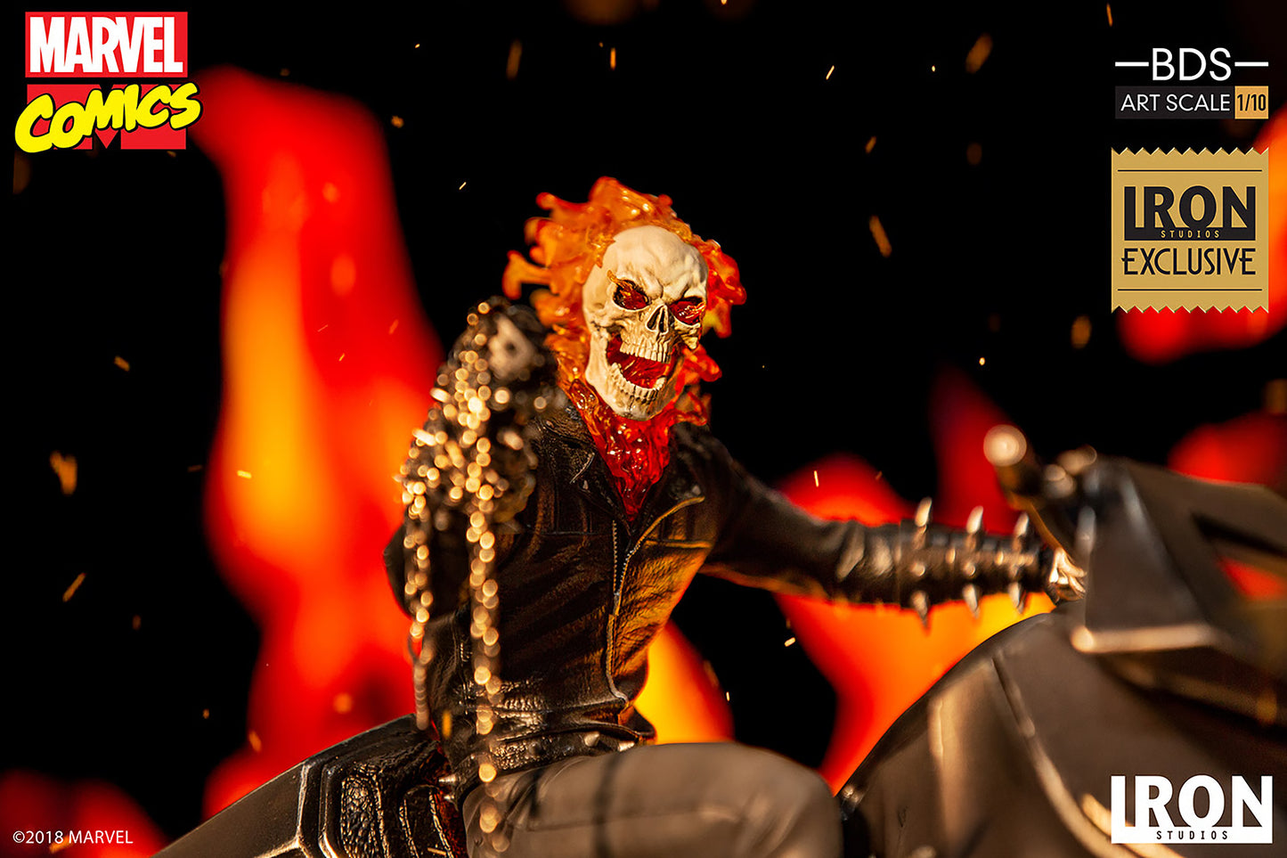 2019 SDCC Ghost Rider Art Scale 1/10 Figure - Iron Studios
