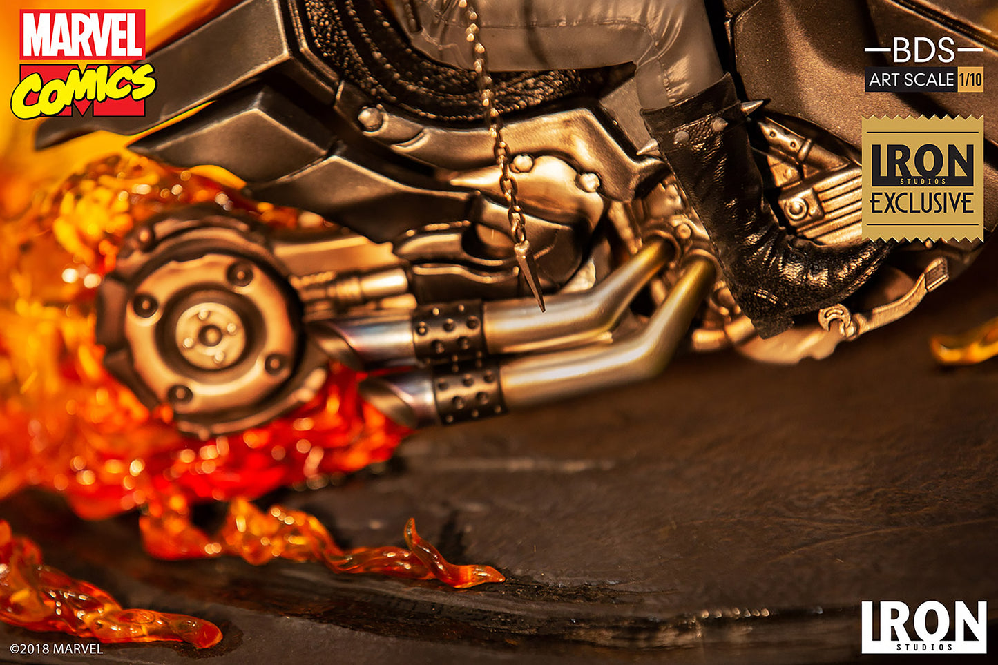 2019 SDCC Ghost Rider Art Scale 1/10 Figure - Iron Studios