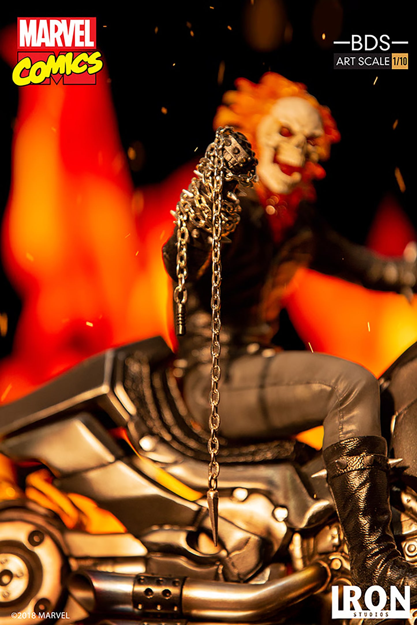 2019 SDCC Ghost Rider Art Scale 1/10 Figure - Iron Studios