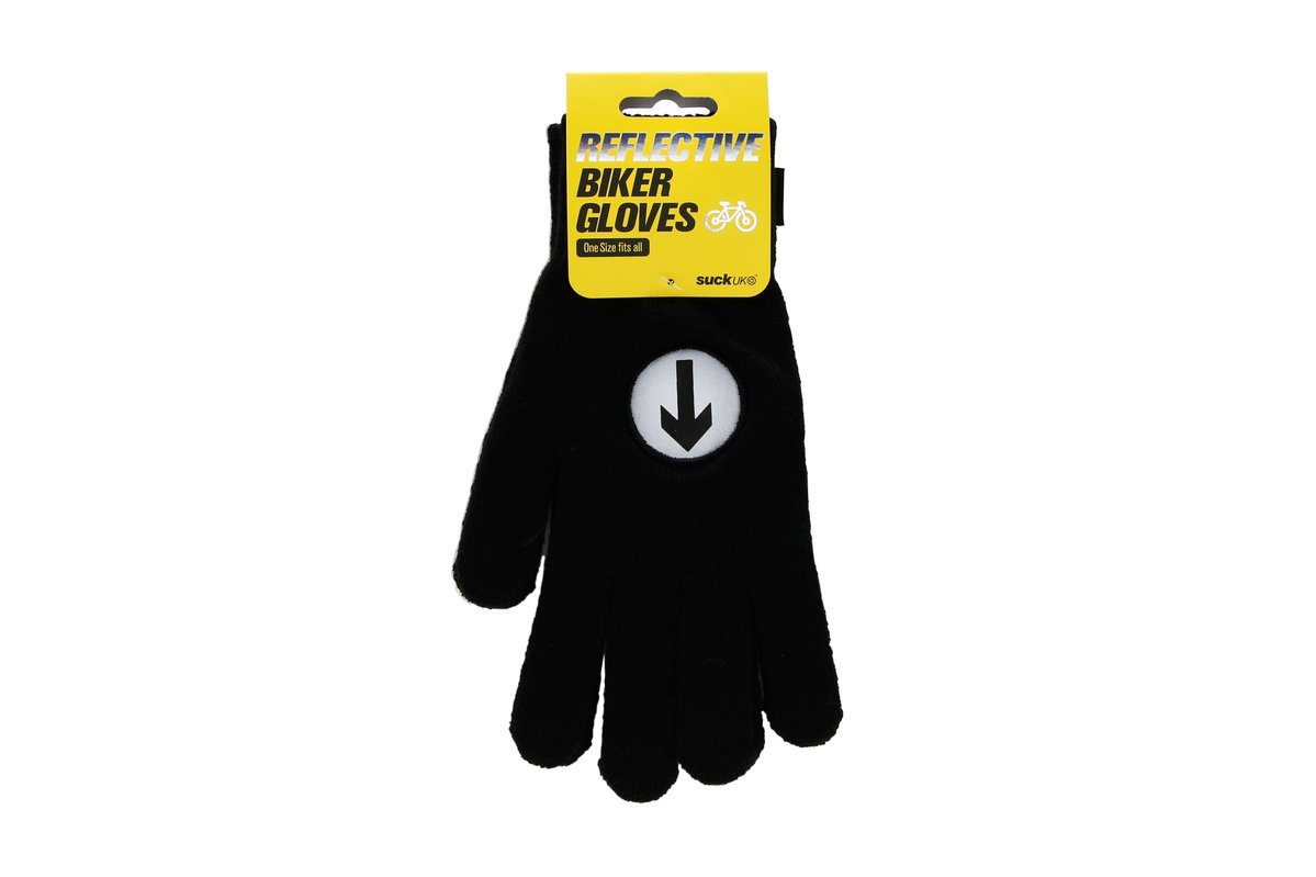 SUCK UK Reflective Biker Gloves Gloves Suck UK 