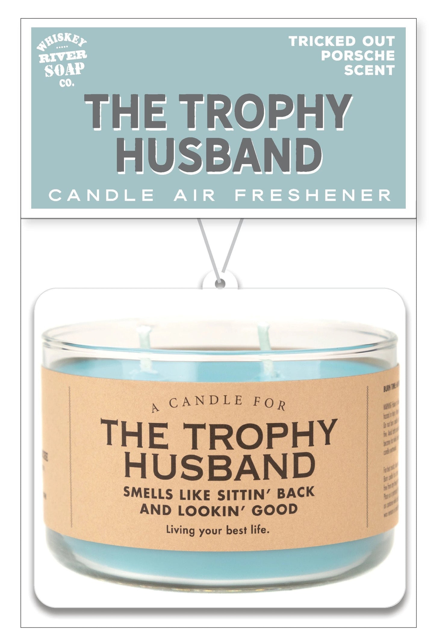 WHISKEY RIVER SOAP CO - Trophy Husband - Air Freshener Air Fresheners Whiskey River Soap Co 