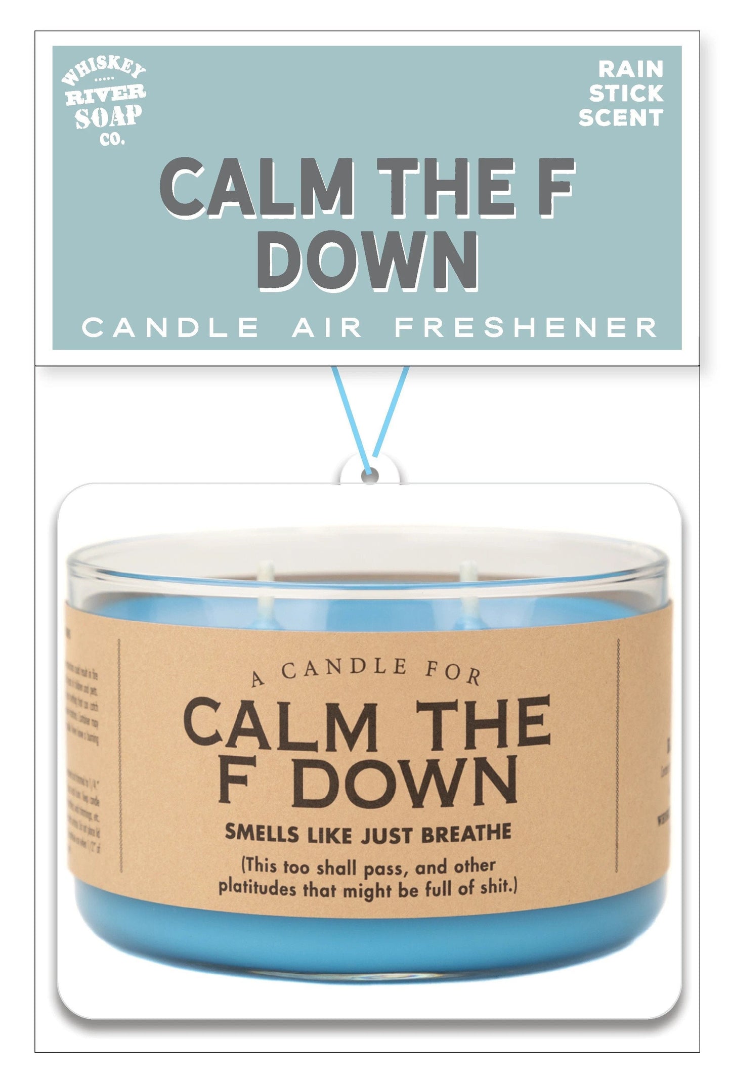 WHISKEY RIVER SOAP CO - Calm The F Down - Air Freshener Air Fresheners Whiskey River Soap Co 