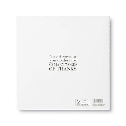 Thank You - Gift Book Books Compendium 