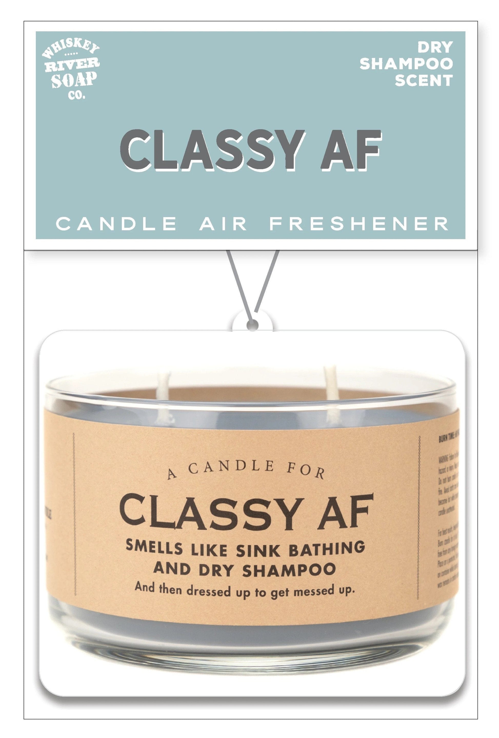 WHISKEY RIVER SOAP CO - Classy AF - Air Freshener Air Fresheners Whiskey River Soap Co 