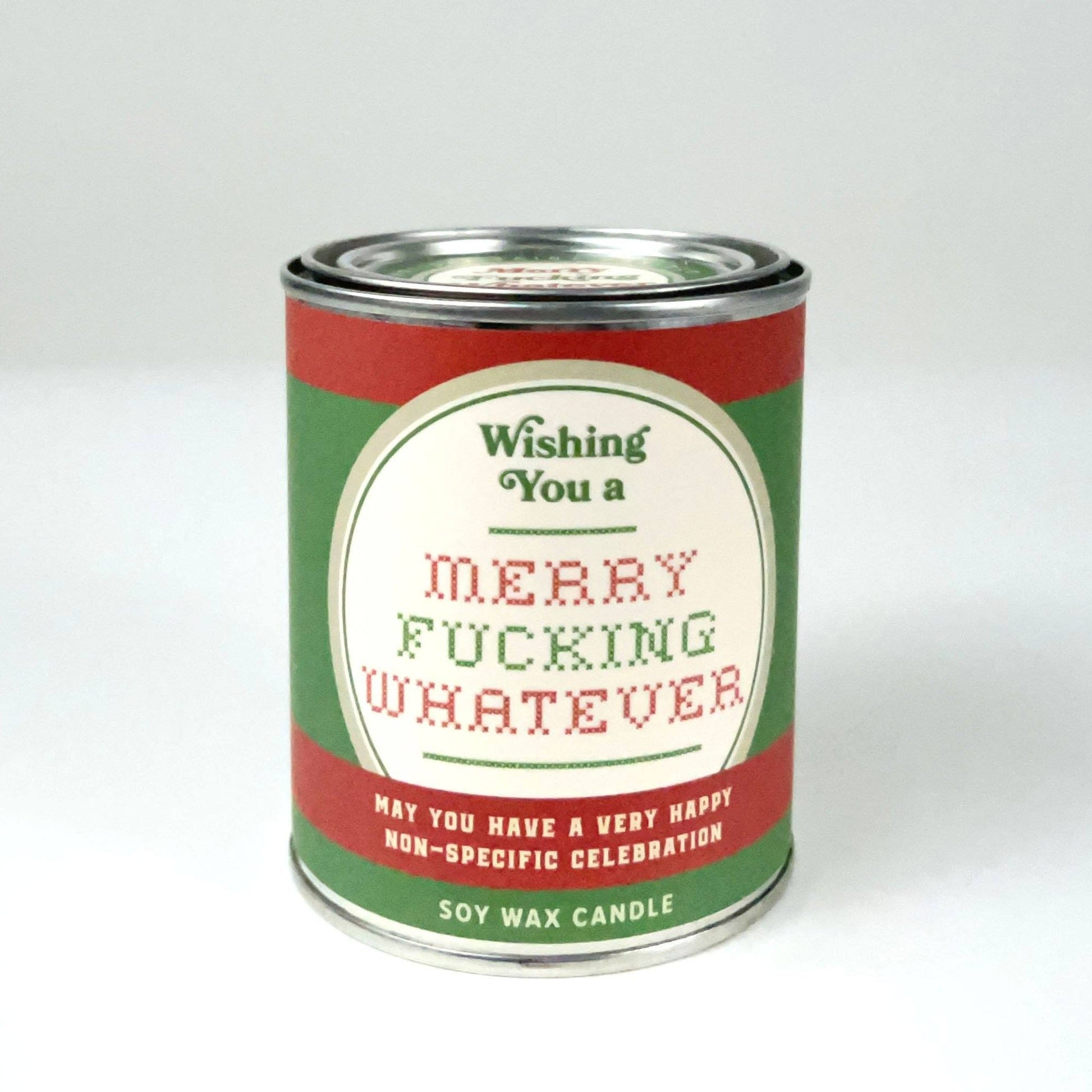 WHISKEY RIVER SOAP CO - Merry F*cking Whatever Vintage Paint Can•dle Candle Whiskey River Soap Co 