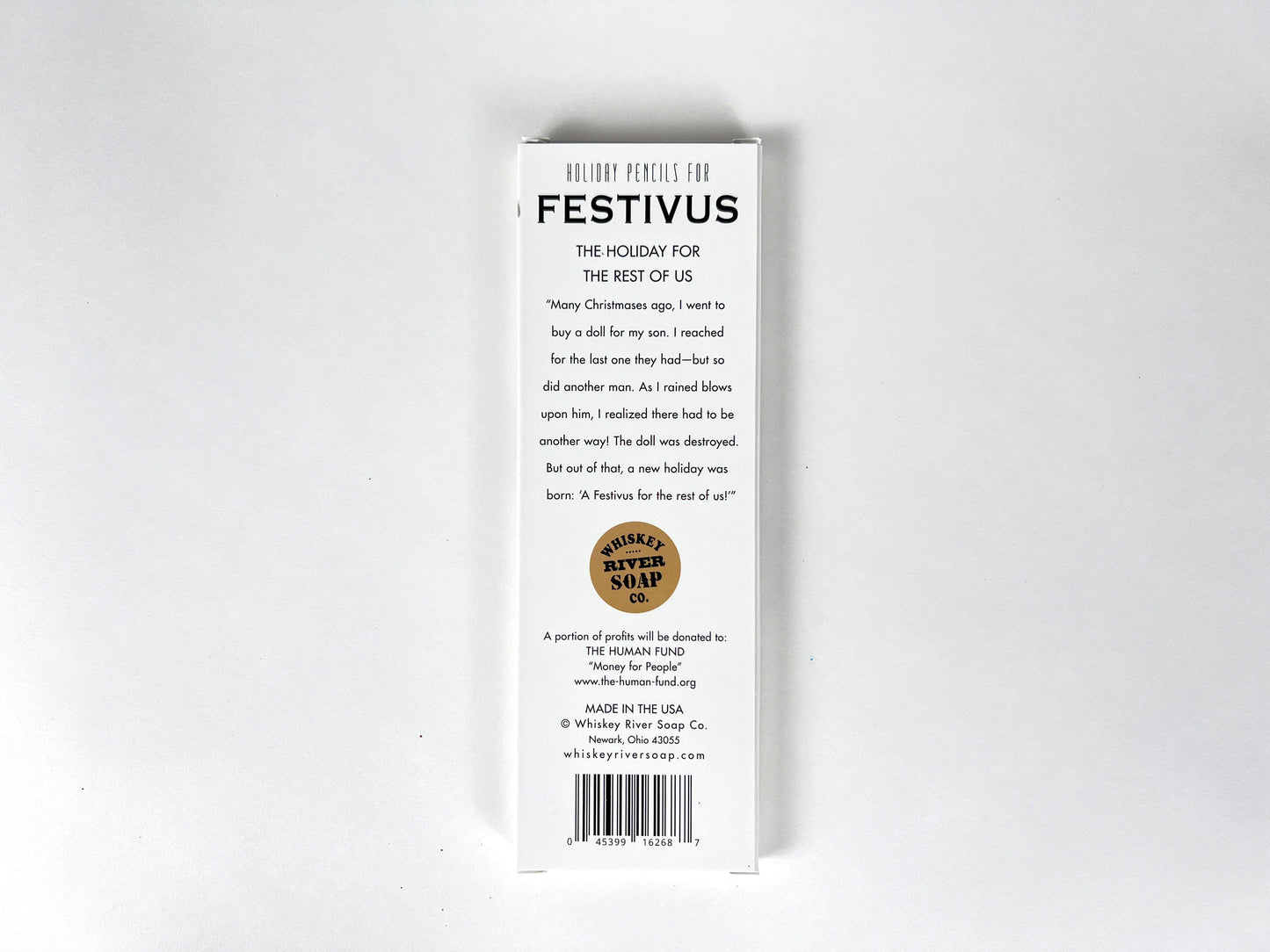 WHISKEY RIVER SOAP CO - Festivus Pencil Set Whiskey River Soap Co 