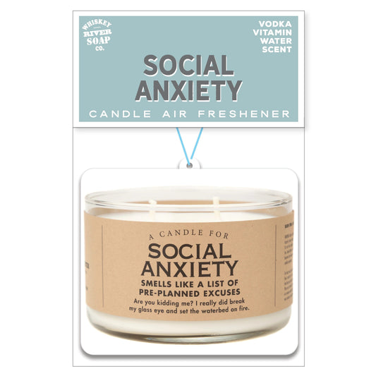 WHISKEY RIVER SOAP CO - Social Anxiety - Air Freshener Air Fresheners Whiskey River Soap Co 