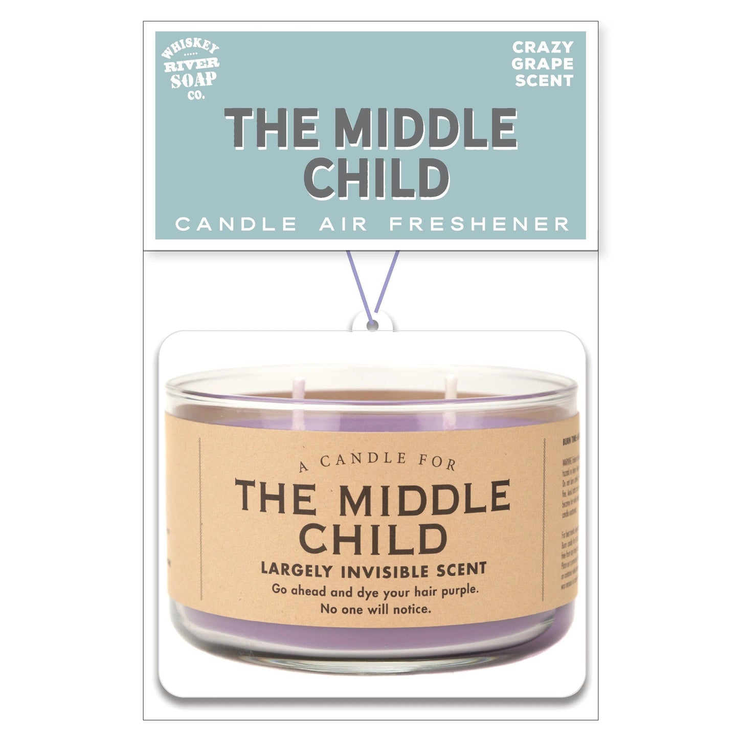 WHISKEY RIVER SOAP CO - Middle Child - Air Freshener Air Fresheners Whiskey River Soap Co 