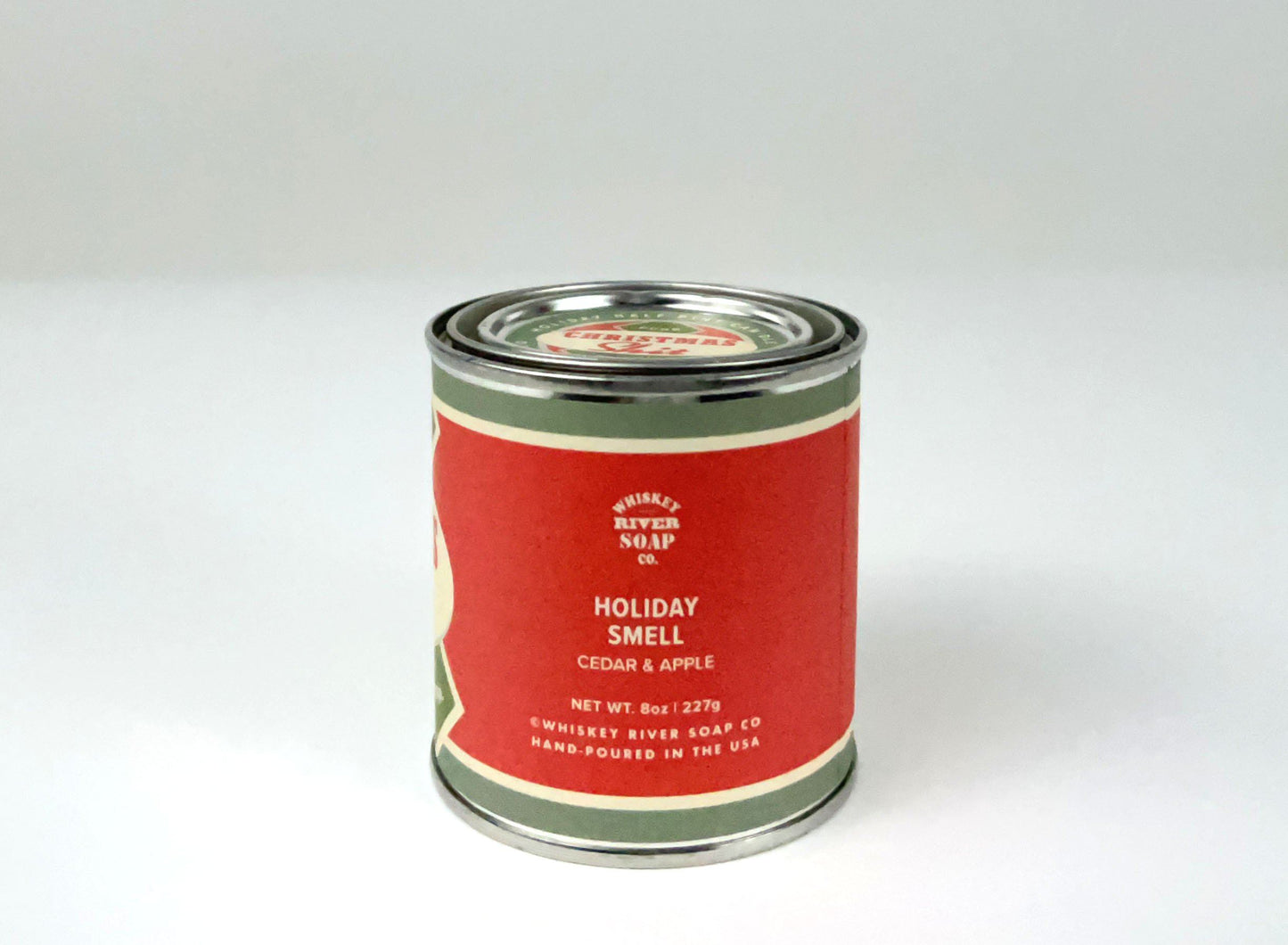 WHISKEY RIVER SOAP CO - Christmas Sh*t Half Pint Vintage Paint Can•dle Candle Whiskey River Soap Co 