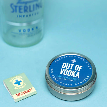 WHISKEY RIVER SOAP CO - Out Of Vodka Emergency Ambience Travel Tin Candle Whiskey River Soap Co 