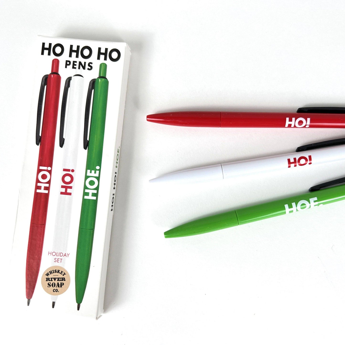 WHISKEY RIVER SOAP CO - Holiday Pen Set - Ho Ho Hoe Stylus Pens Whiskey River Soap Co 