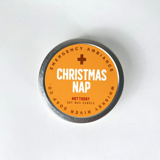 WHISKEY RIVER SOAP CO - Christmas Nap Emergency Ambience Travel Tin Candle Whiskey River Soap Co 