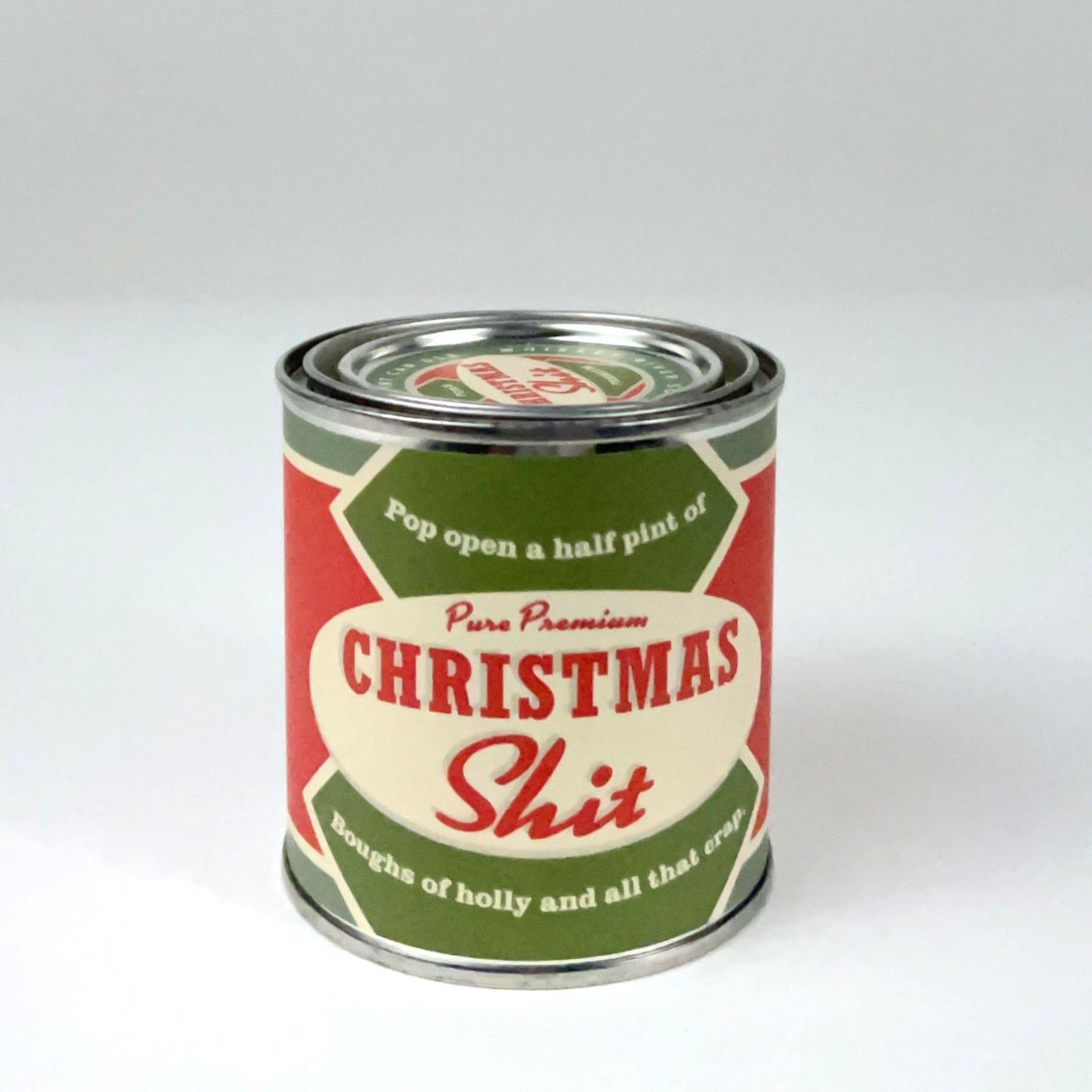 WHISKEY RIVER SOAP CO - Christmas Sh*t Half Pint Vintage Paint Can•dle Candle Whiskey River Soap Co 