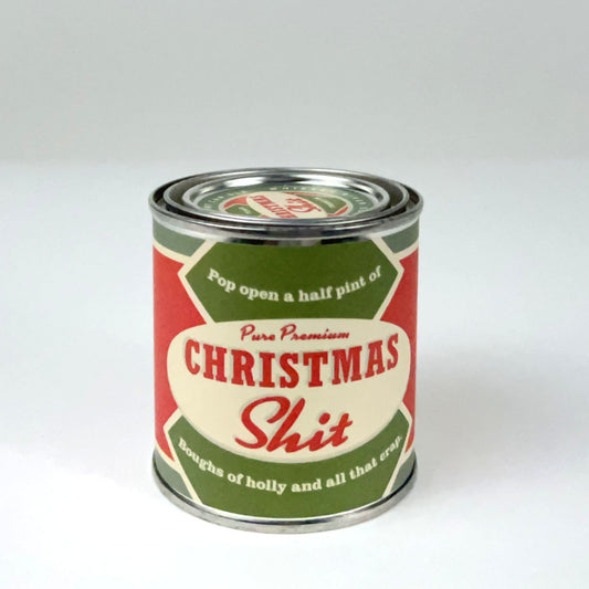 WHISKEY RIVER SOAP CO - Christmas Sh*t Half Pint Vintage Paint Can•dle Candle Whiskey River Soap Co 