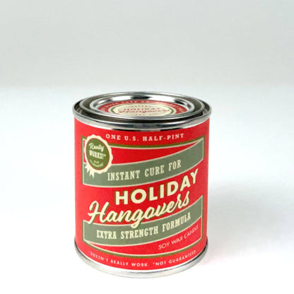 WHISKEY RIVER SOAP CO - Holiday Hangovers Half Pint Vintage Paint Can•dle Candle Whiskey River Soap Co 