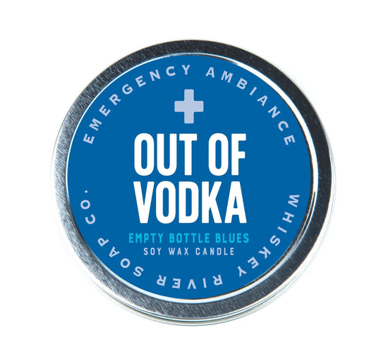 WHISKEY RIVER SOAP CO - Out Of Vodka Emergency Ambience Travel Tin Candle Whiskey River Soap Co 