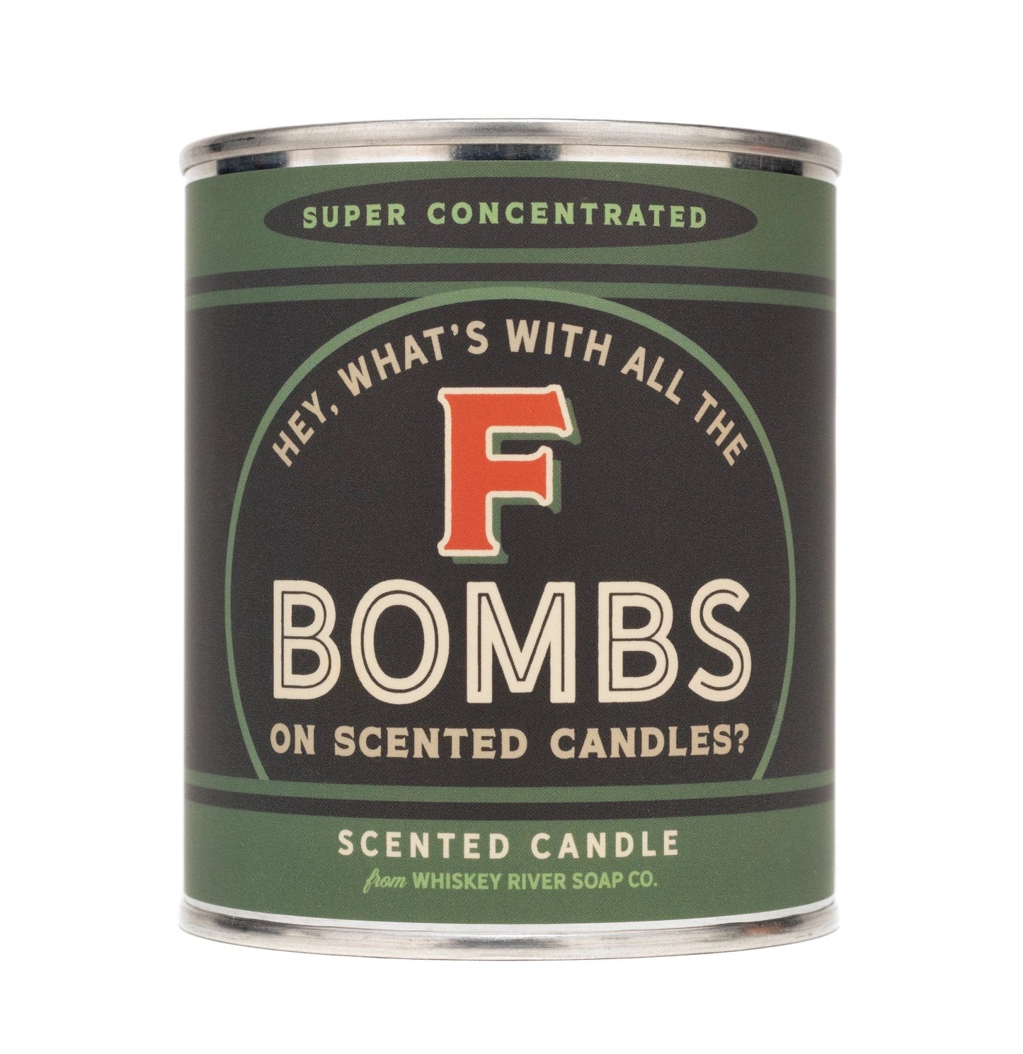 WHISKEY RIVER SOAP CO - F Bombs Vintage Paint Can•dle Candle Whiskey River Soap Co 