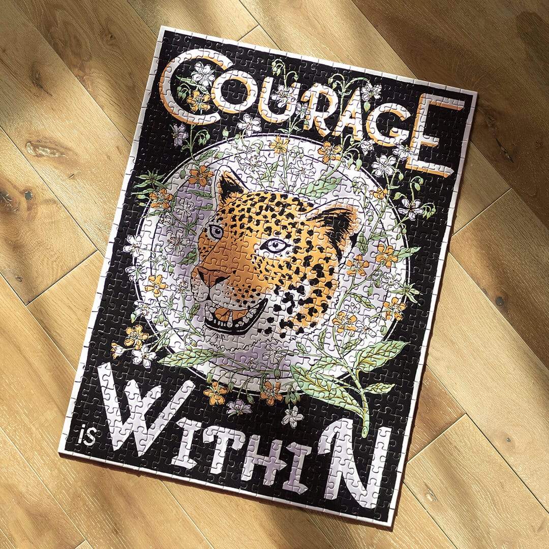 LUCKIES OF LONDON x Print Club - Courage Within Puzzle Eight3Five Inc 