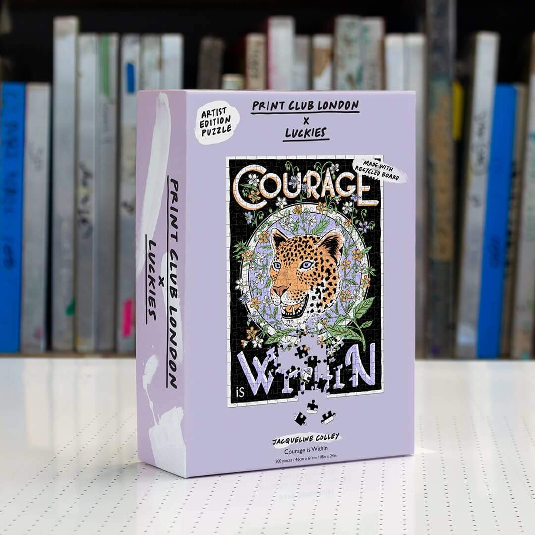 LUCKIES OF LONDON x Print Club - Courage Within Puzzle Eight3Five Inc 