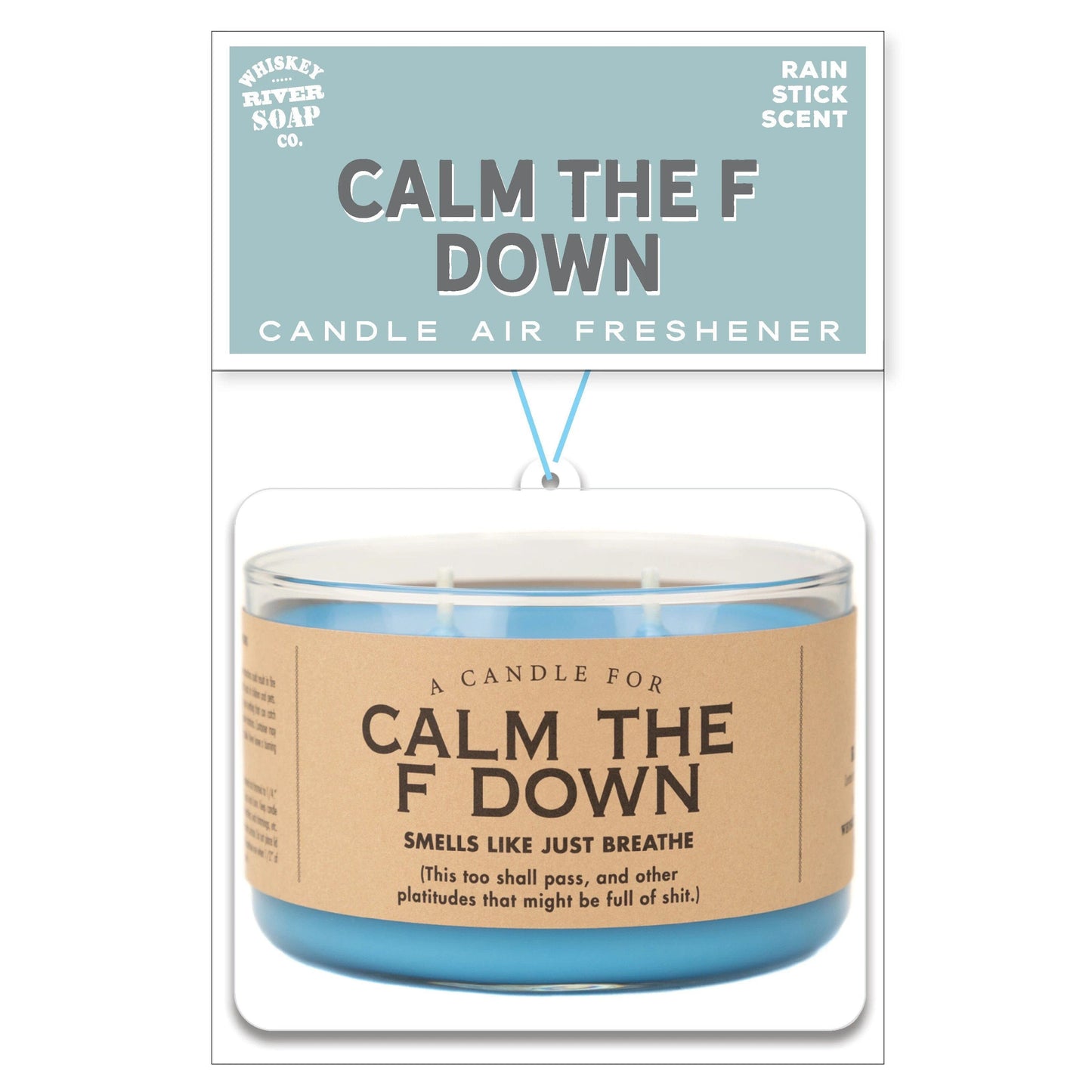 WHISKEY RIVER SOAP CO - Calm The F Down - Air Freshener Air Fresheners Whiskey River Soap Co 