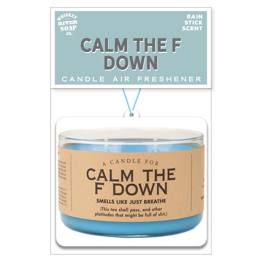 WHISKEY RIVER SOAP CO - Calm The F Down - Air Freshener Air Fresheners Whiskey River Soap Co 