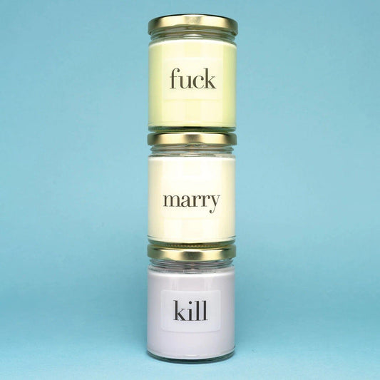 WHISKEY RIVER SOAP CO - F*ck Marry Kill Candles Candles Whiskey River Soap Co 