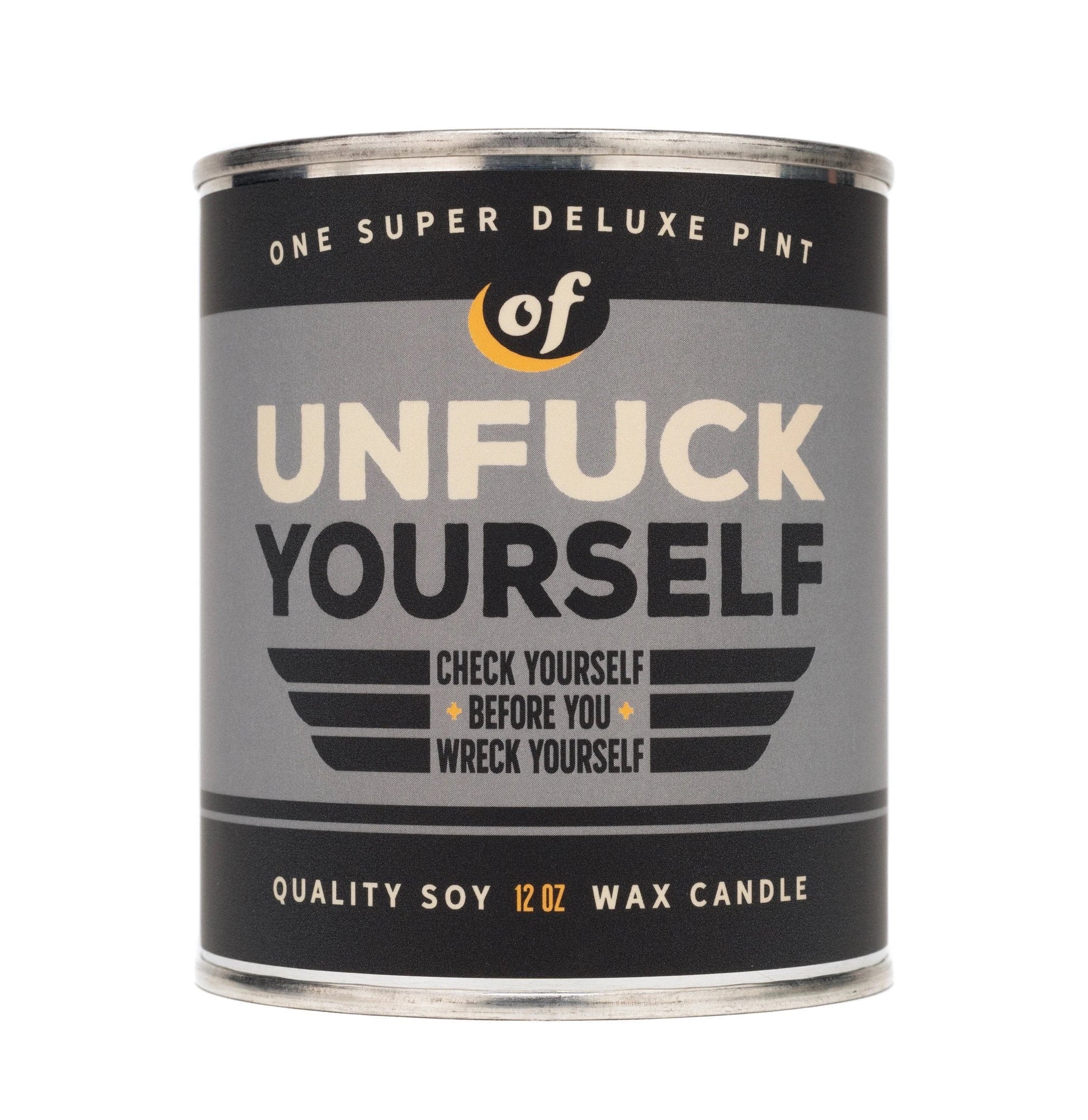 WHISKEY RIVER SOAP CO - Unf*ck Yourself Vintage Paint Can•dle Candle Whiskey River Soap Co 