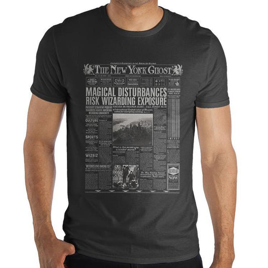 FANTASTIC BEASTS Newspaper Print Tee Eight3Five Inc 