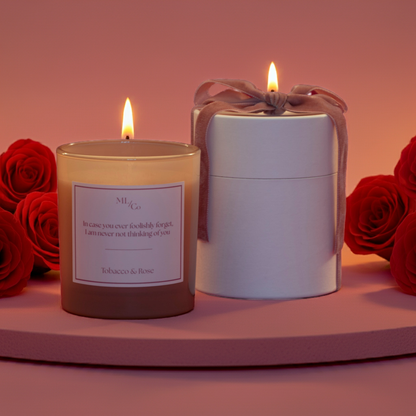 In Case You Ever Foolishly Forget - Tobacco & Rose Candle MLCo