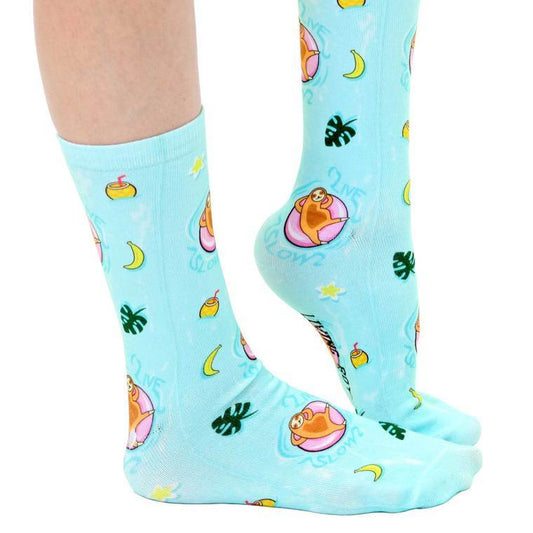 LIVING ROYAL Pool Sloth Crew Socks Socks living royal 