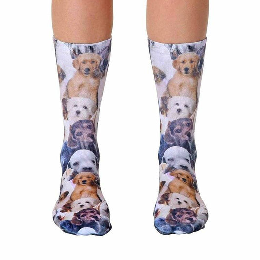 LIVING ROYAL Puppy All Over Crew Socks Socks living royal 
