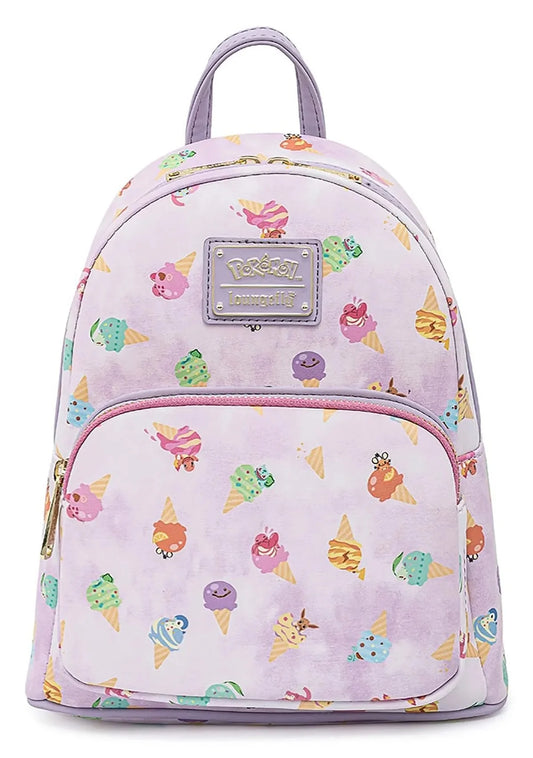 LOUNGEFLY Pokemon Ice Cream AOP Mini Backpack Backpack Loungefly 