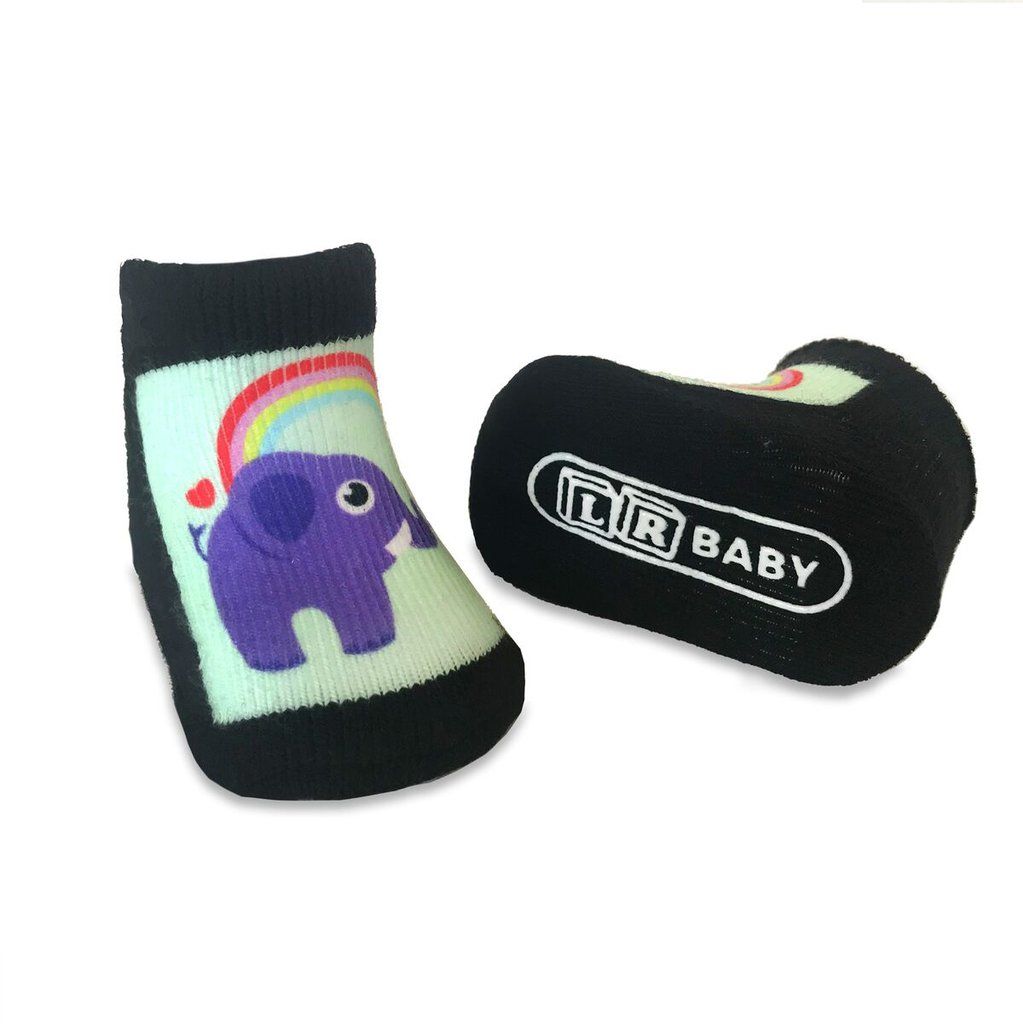 LIVING ROYAL Rainbow Elephant Baby Socks Socks living royal 