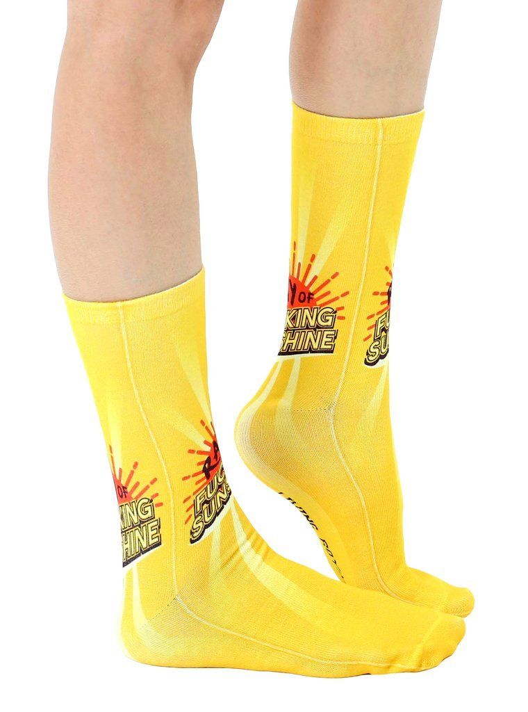 LIVING ROYAL Ray Of Sunshine Crew Socks Socks living royal 