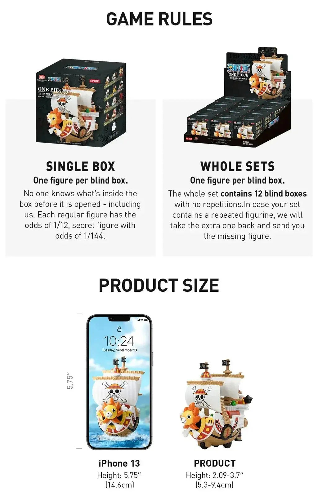 [IN STOCK] POPMART One Piece: The Grand Line Series