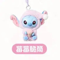 [In Stock] MINISO Stitch Eat Something Before Sleep Plush Keychain Blind Box