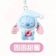 [In Stock] MINISO Stitch Eat Something Before Sleep Plush Keychain Blind Box