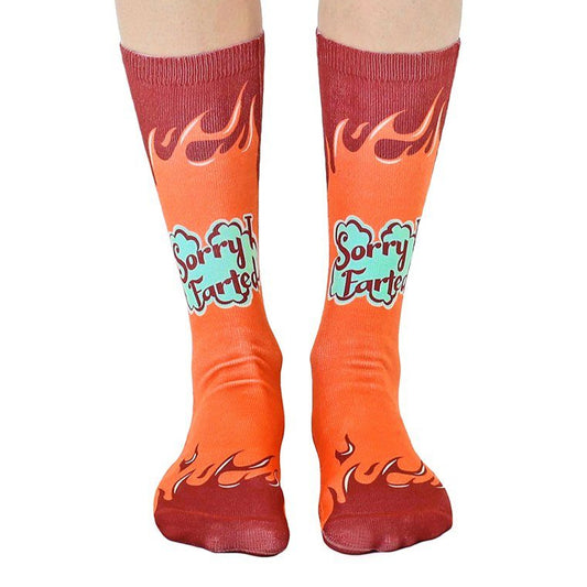 LIVING ROYAL Sorry I Farted Crew Socks Socks living royal 