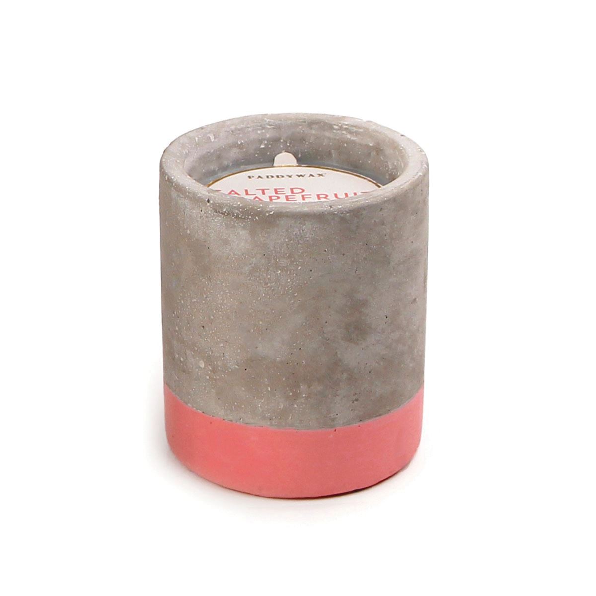 PADDYWAX - Urban Concrete Pot Candle - Salted Grapefruit Candle Paddywax 3.5oz 