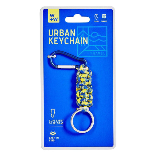 WILD + WOLF Urban Keychain - Yellow/Blue Keychain Wild & Wolf 