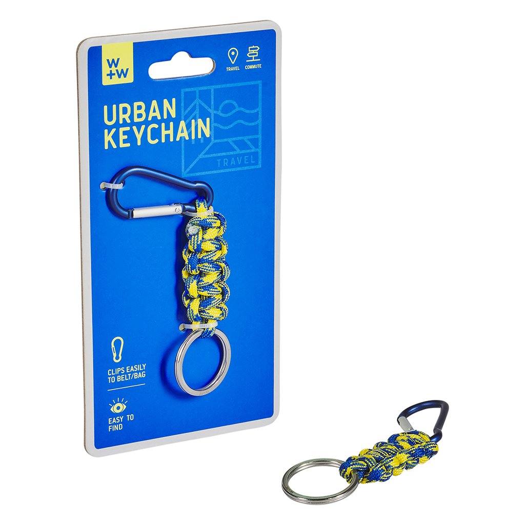 WILD + WOLF Urban Keychain - Yellow/Blue Keychain Wild & Wolf 