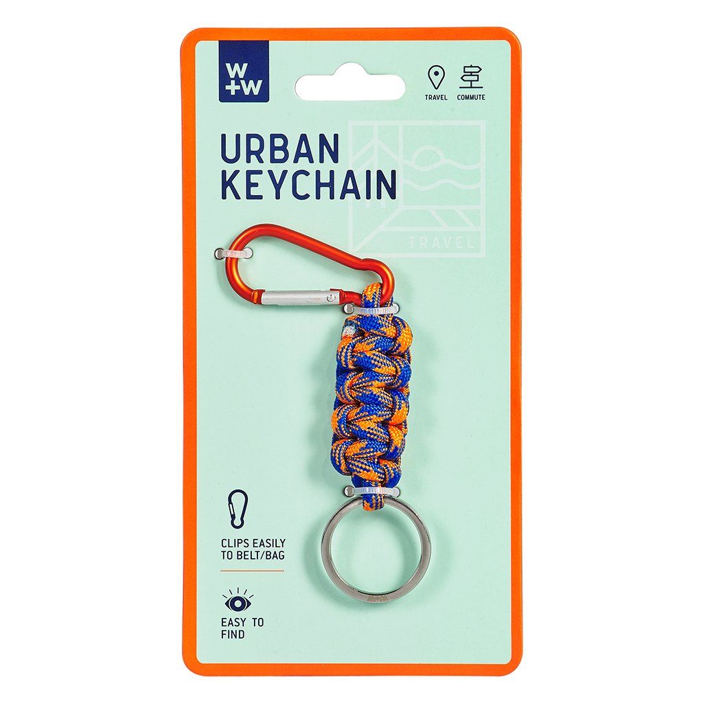 WILD + WOLF Urban Keychain - Blue/Orange Keychain Wild & Wolf 