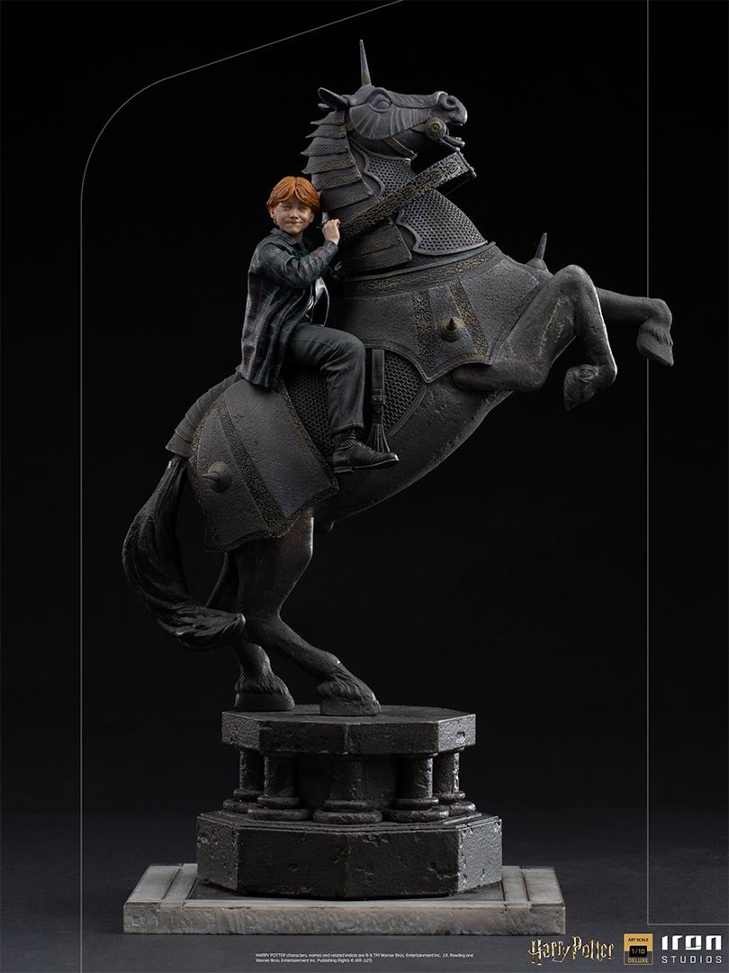 IRON STUDIOS Ron Weasley at The Wizard Chess Deluxe Art Scale 1/10 - Harry Potter Collectibles Iron Studios 