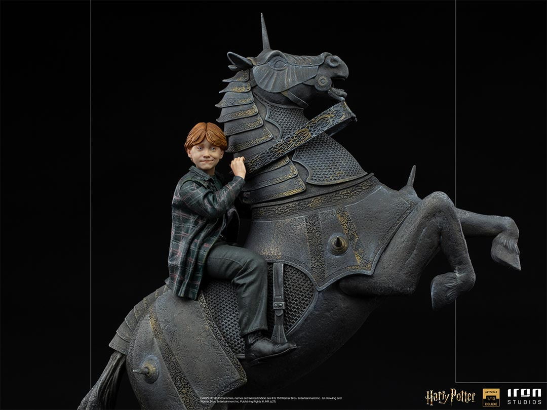 IRON STUDIOS Ron Weasley at The Wizard Chess Deluxe Art Scale 1/10 - Harry Potter Collectibles Iron Studios 