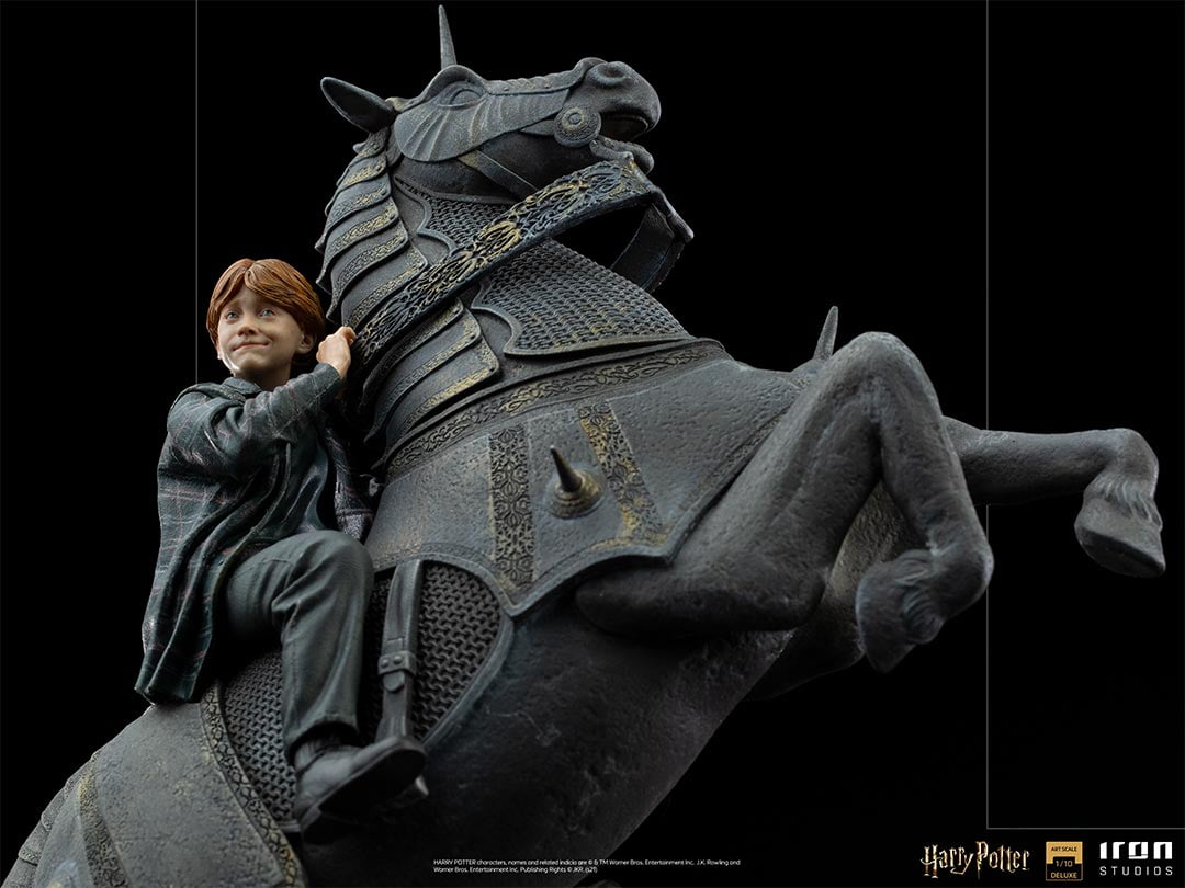 IRON STUDIOS Ron Weasley at The Wizard Chess Deluxe Art Scale 1/10 - Harry Potter Collectibles Iron Studios 